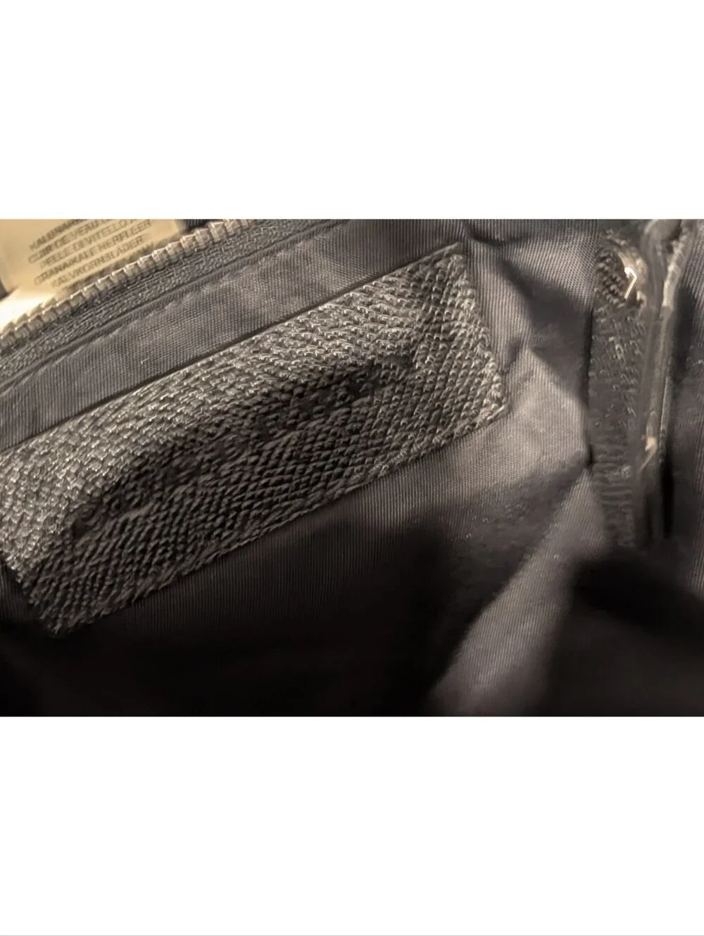 Burberry Black Smoke Check Nylon Crossbody Small Messenger Bag